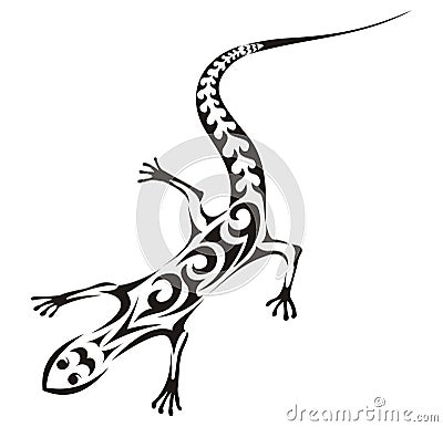 Lizard Tattoo Designs on Tribal Lizard Tattoo Thumb11065410 Jpg